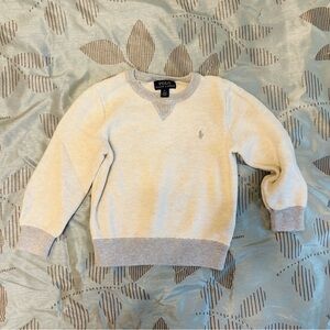 🤍 Polo Ralph Lauren Boys Crewneck LightSweater | Size 5 | Classic & Cozy Vibe